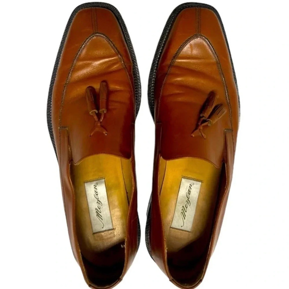 Mezlan  Men’s vintage excellent condition leather tassel size 11.5 dress shoes - Picture 1 of 11